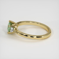 0.89 Ct. Sapphire Ring, 14K Yellow Gold 4
