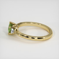 0.76 Ct. Sapphire Ring, 14K Yellow Gold 4
