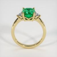 1.87 Ct. Emerald Ring, 18K Yellow Gold 3