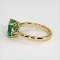 1.87 Ct. Emerald Ring, 18K Yellow Gold 4