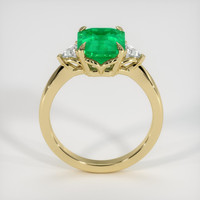 1.87 Ct. Emerald Ring, 18K Yellow Gold 3