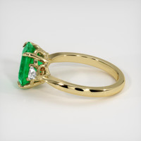 1.87 Ct. Emerald Ring, 18K Yellow Gold 4