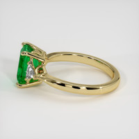 1.62 Ct. Emerald Ring, 18K Yellow Gold 4