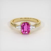 1.72 Ct. Sapphire Ring, 18K Yellow Gold 1