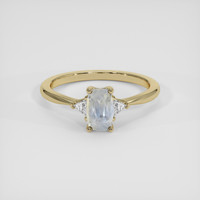 1.21 Ct. Bi Color Sapphire Ring, 18K Yellow Gold 1