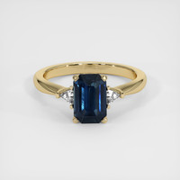 2.23 Ct. Sapphire Ring, 18K Yellow Gold 1