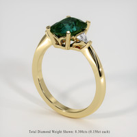 3.05 Ct. Sapphire Ring, 18K Yellow Gold 2