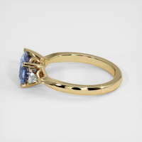 2.25 Ct. Sapphire Ring, 18K Yellow Gold 4