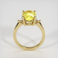 4.38 Ct. Yellow Sapphire Ring, 18K Yellow Gold 3