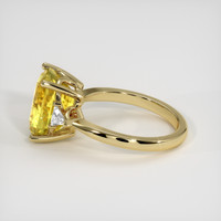 4.38 Ct. Yellow Sapphire Ring, 18K Yellow Gold 4