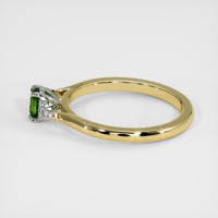0.53 Ct. Green Sapphire Ring, 18K White & Yellow 4
