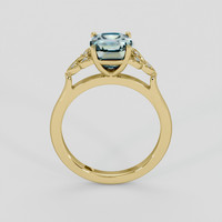 3.02 Ct. Bi Color / Parti Sapphire Ring, 10K Yellow Gold 3