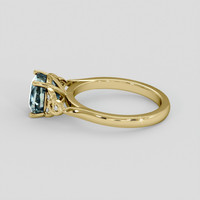3.02 Ct. Bi Color / Parti Sapphire Ring, 10K Yellow Gold 4