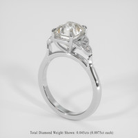 2.05 Ct. Gemstone Ring, Platinum 950 2