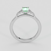 0.52 Ct. Emerald Ring, Silver 3