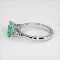 1.51 Ct. Emerald Ring, 18K White Gold 4