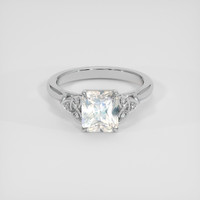 2.05 Ct. Gemstone Ring, 18K White Gold 1