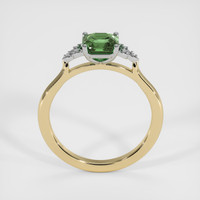 1.61 Ct. Bluish Green Sapphire Ring, 18K White & Yellow 3