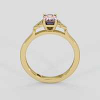 1.12 Ct. Bi Color Sapphire Ring, 10K Yellow Gold 3