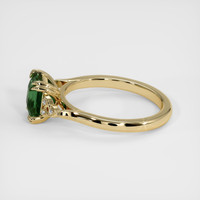 1.58 Ct. Green Sapphire Ring, 14K Yellow Gold 4