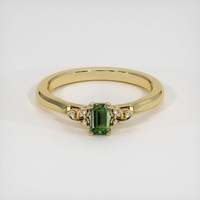 0.43 Ct. Sapphire Ring, 14K Yellow Gold 1