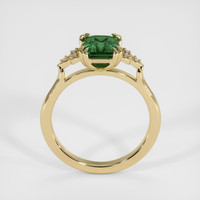 1.58 Ct. Green Sapphire Ring, 18K Yellow Gold 3