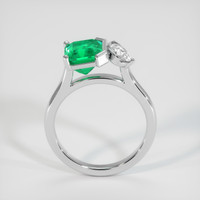 1.91 Ct. Emerald Ring, Platinum 950 3