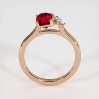 1.55 Ct. Ruby Ring, 14K Rose Gold 3