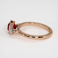 1.55 Ct. Ruby Ring, 14K Rose Gold 4