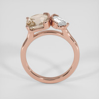3.43 Ct. Padparadscha Sapphire Ring, 18K Rose Gold 3