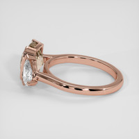 3.43 Ct. Padparadscha Sapphire Ring, 18K Rose Gold 4