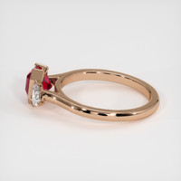 1.55 Ct. Ruby Ring, 18K Rose Gold 4