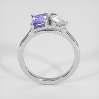 1.40 Ct. Bi Color Sapphire Ring, Silver 3