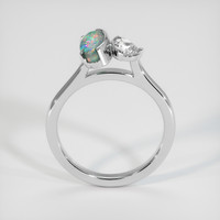 0.85 Ct. Gemstone Ring, 14K White Gold 3