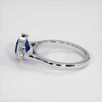 1.79 Ct. Sapphire Ring, 18K White Gold 4