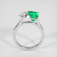 1.91 Ct. Emerald Ring, 18K White Gold 3