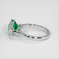 1.91 Ct. Emerald Ring, 18K White Gold 4