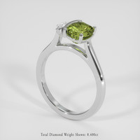 2.04 Ct. Gemstone Ring, 18K White Gold 2