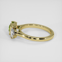 1.28 Ct. Bi Color Sapphire Ring, 14K Yellow Gold 4