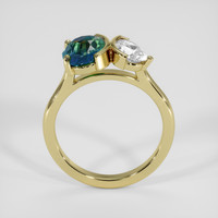 2.13 Ct. Bi Color Sapphire Ring, 14K Yellow Gold 3