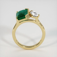 2.70 Ct. Emerald Ring, 18K Yellow Gold 3