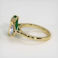 2.70 Ct. Emerald Ring, 18K Yellow Gold 4