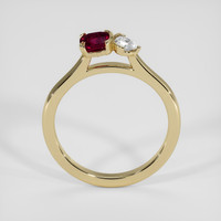 0.86 Ct. Ruby Ring, 18K Yellow Gold 3