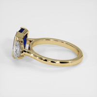 2.62 Ct. Blue Sapphire Ring, 18K Yellow Gold 4