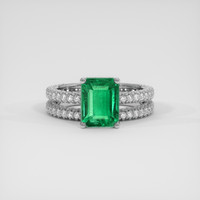 2.87 Ct. Emerald Ring, Platinum 950 1