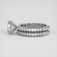 2.05 Ct. Purplish Pink Sapphire Ring, 10K White Gold 2