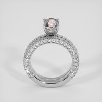 2.22 Ct. Bi Color Sapphire Ring, 14K White Gold 3