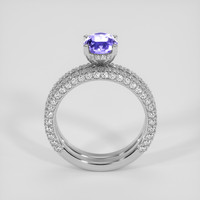 1.46 Ct. Violet Sapphire Ring, 14K White Gold 3