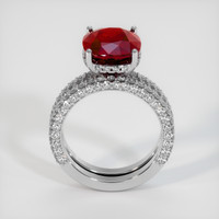 4.81 Ct. Ruby Ring, 14K White Gold 3