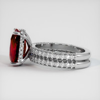 4.81 Ct. Ruby Ring, 14K White Gold 4